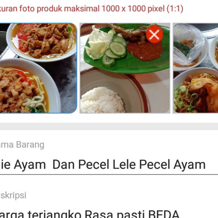 MIE AYAM MEIZHAR DAN PECEL LELE  2