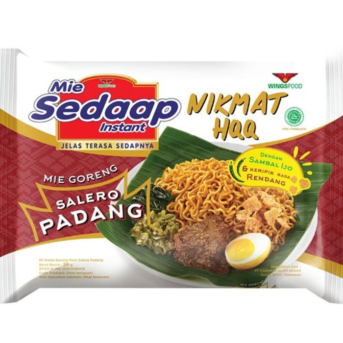 MIE SEDAAP GORENG RASA SALERO PADANG