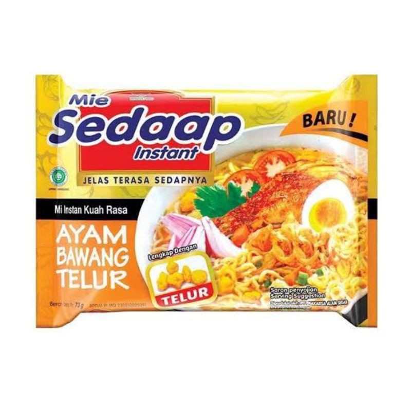 MIE SEDAP AYAM BAWANG TELUR