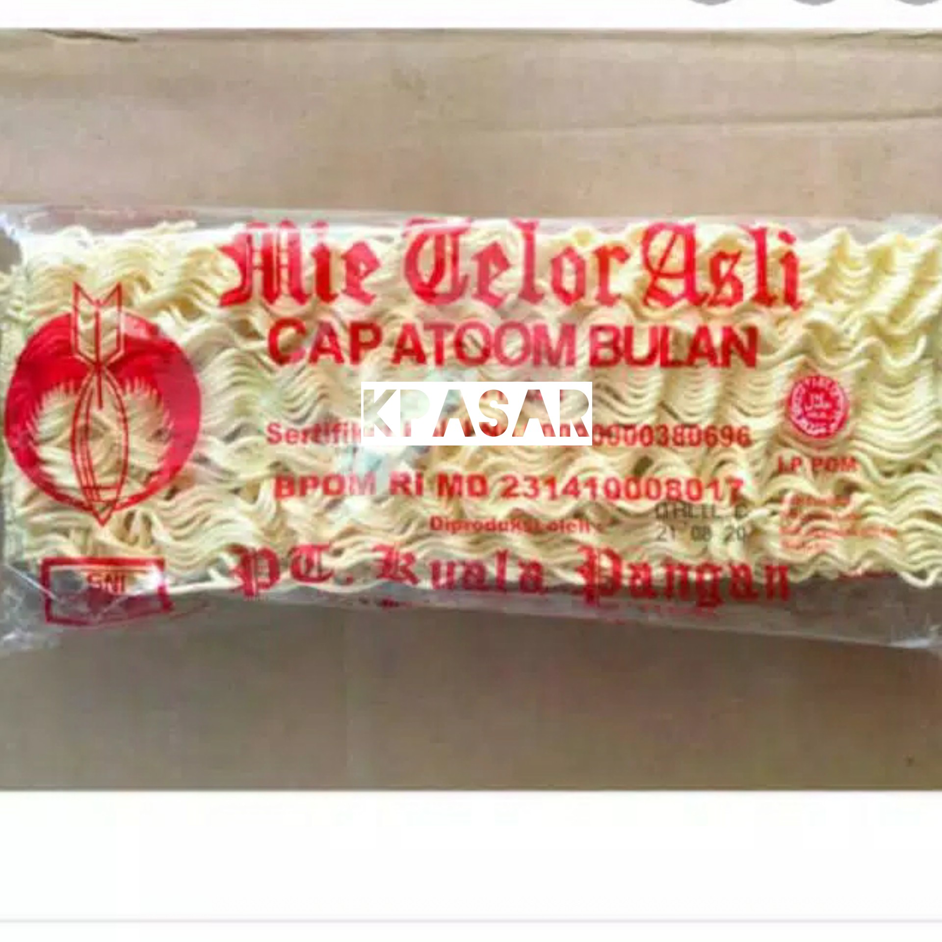 MIE TELOR ASLI CAP ATOM BULAN