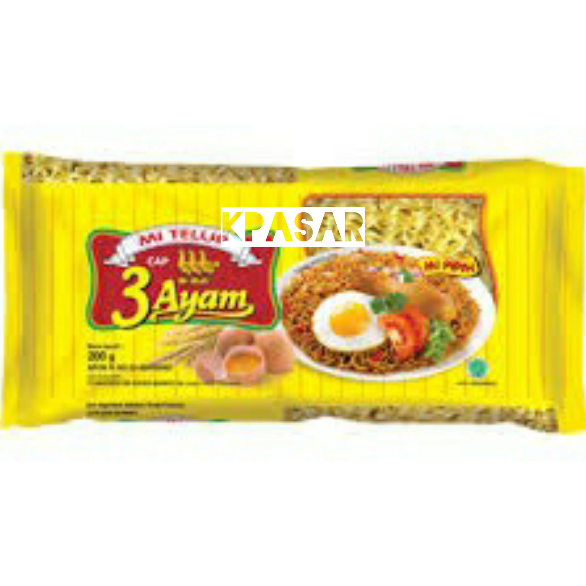 MIE TELOR CAP TIGA AYAM 200 GRAM