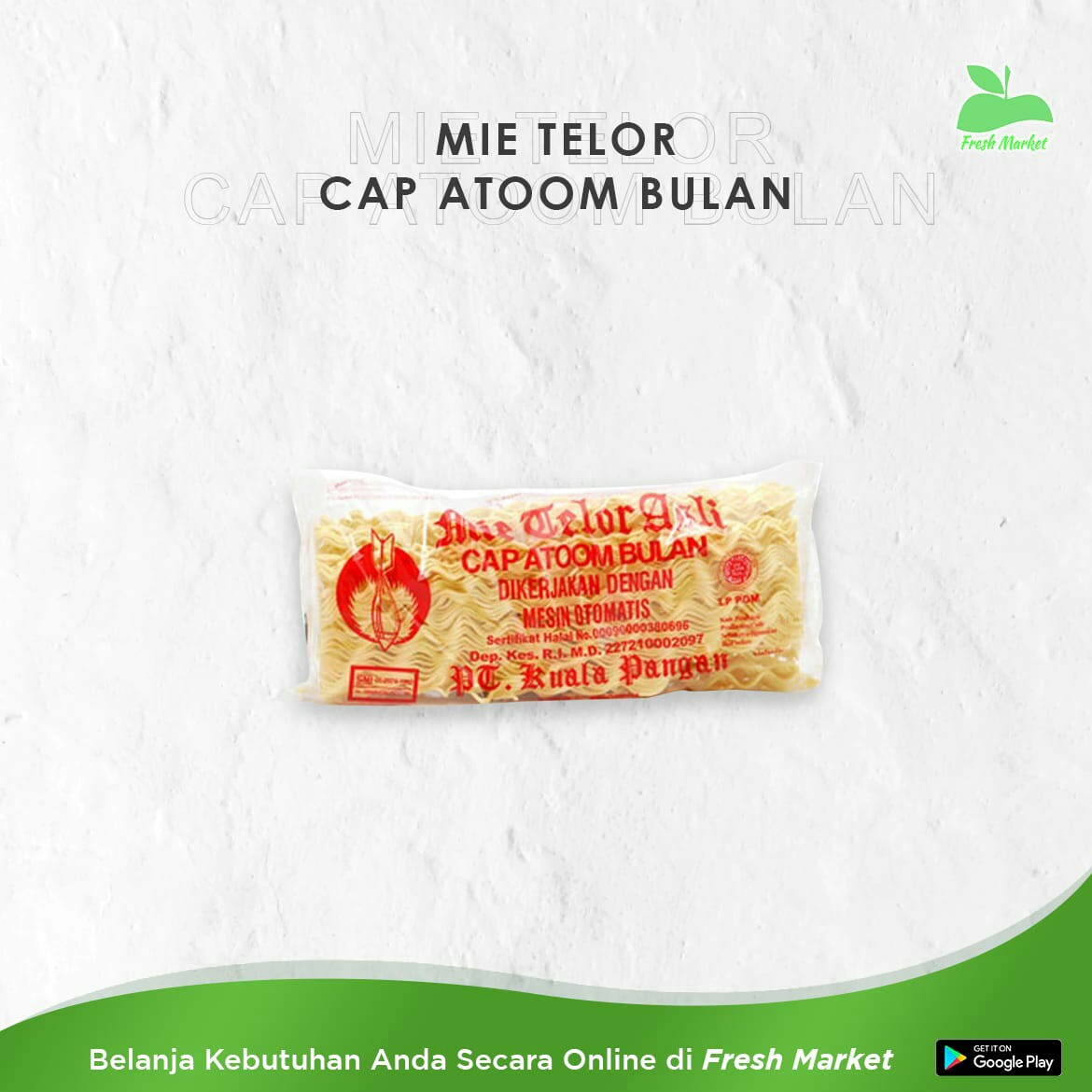 MIE TELUR CAP ATOM BULAN