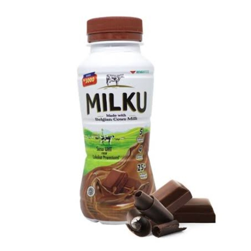 MILKU SUSU UHT RASA COKLAT PREMIUM 200ML