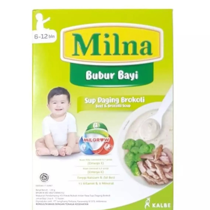 MILNA 6-12 Sup Daging Brokoli