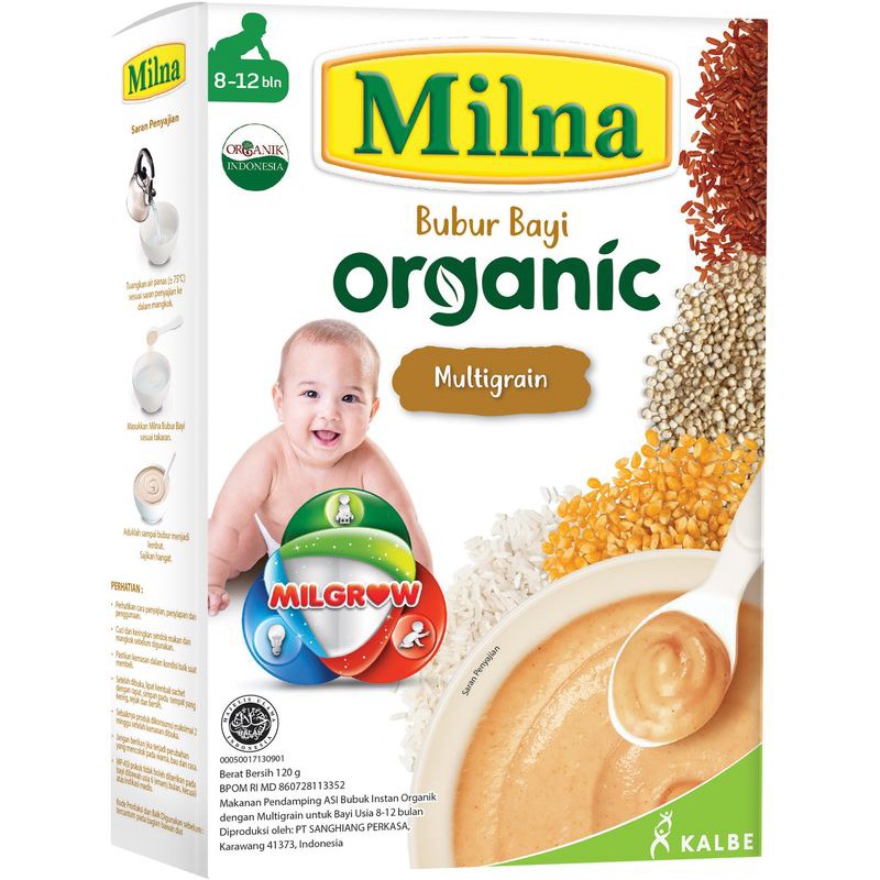 MILNA BUBUR BAYI ORGANIK MULTIGRAIN 120G