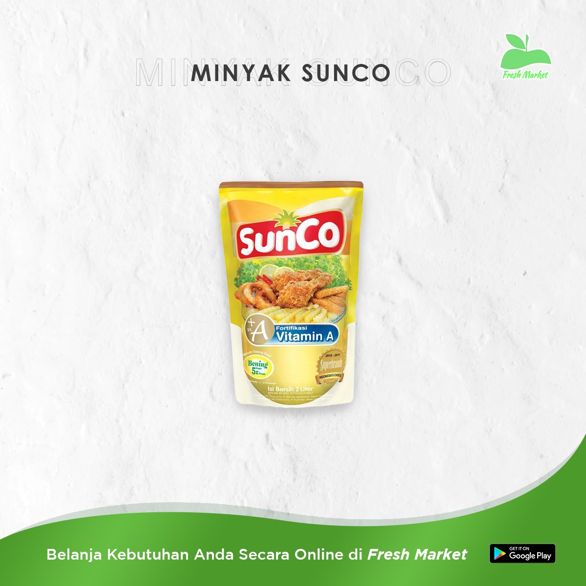 MINYAK GORENG SUNCO 1 LITER