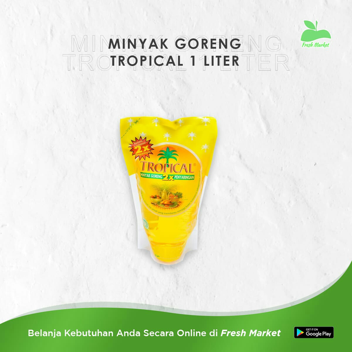 MINYAK GORENG TROPICAL 1 LITER