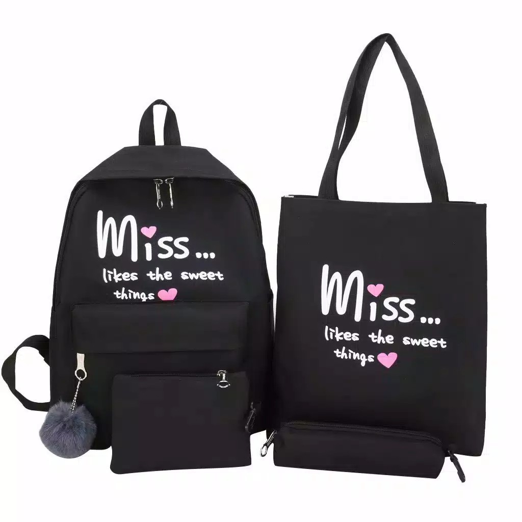 MISS LOVE - Tas Ransel Backpack Fashion 3