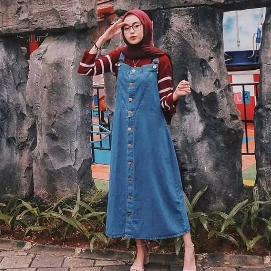 MIWA OVERALL JEANS Deasy FASHION REMAJA TERBARU BAJU WANITA TERMURAH