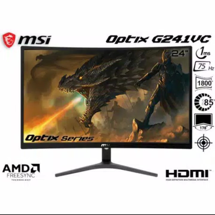 MONITOR LED Gaming MSI Optix G241 G241VC 24 2