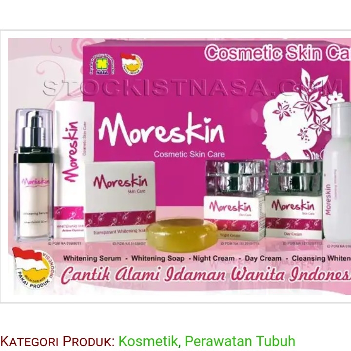 MORESKIN SKINCARE ORIZINAL NASA 3