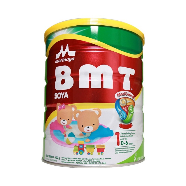 MORINAGA BMT Soya Susu Formula Tin 600g - susubayi