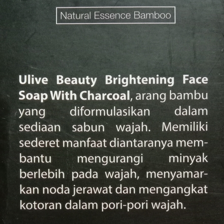 MSI Ulive Beauty Bambo Charcoal Brightening Soap 3