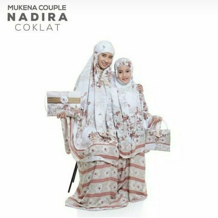 MUKENA COUPLE NADIRA - WARNA COKLAT