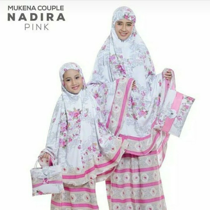 MUKENA COUPLE NADIRA - WARNA PINK