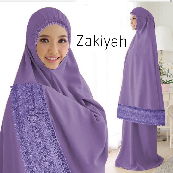 MUKENA ZAKIYAH PURPLE