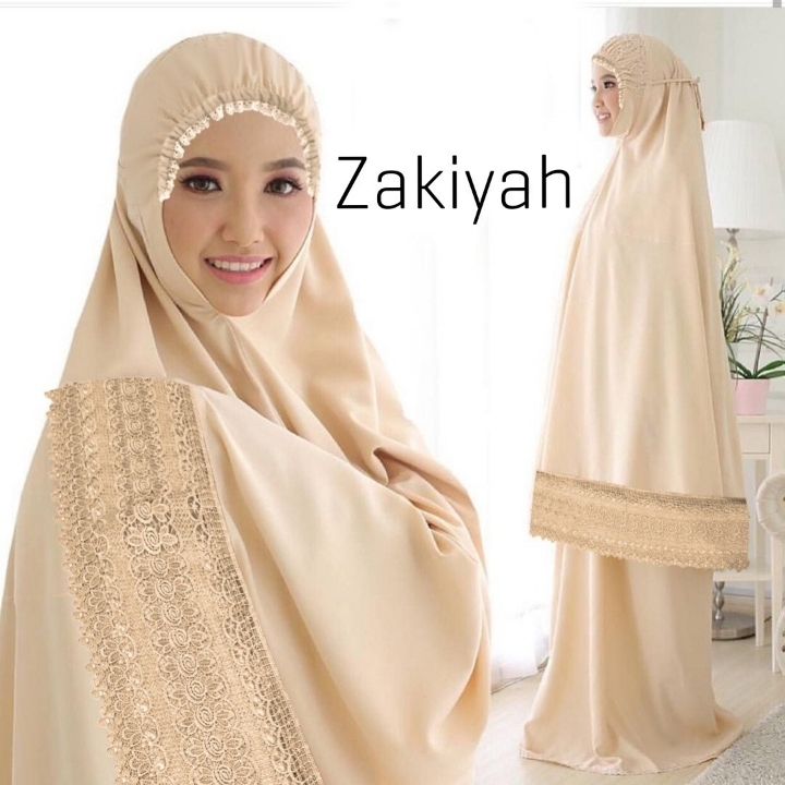 MUKENA ZAKIYAH CREAM