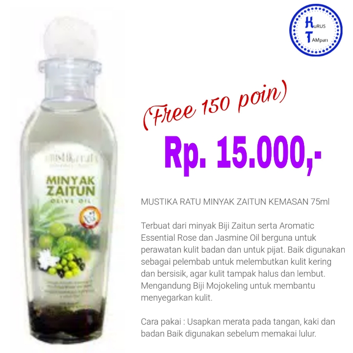 MUSTIKA RATU MINYAK ZAITUN 75 ML