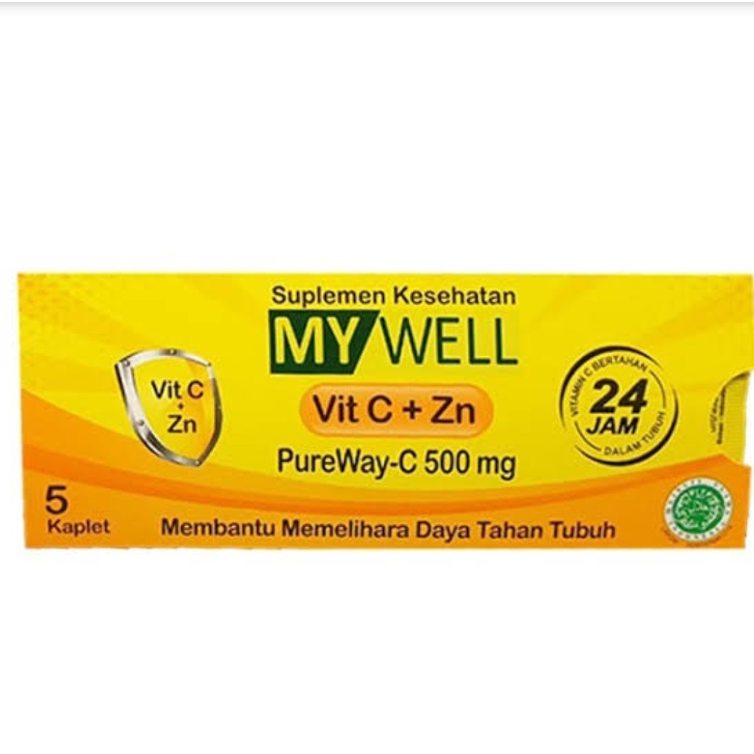 MY WELL VIT C +ZN PUREWAY -C 500MG 5KAPLET