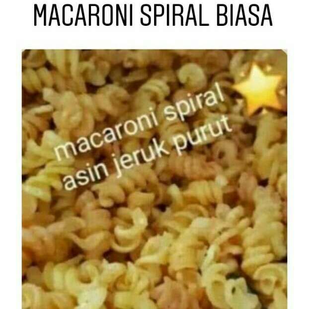 Macaroni Spiral Biasa