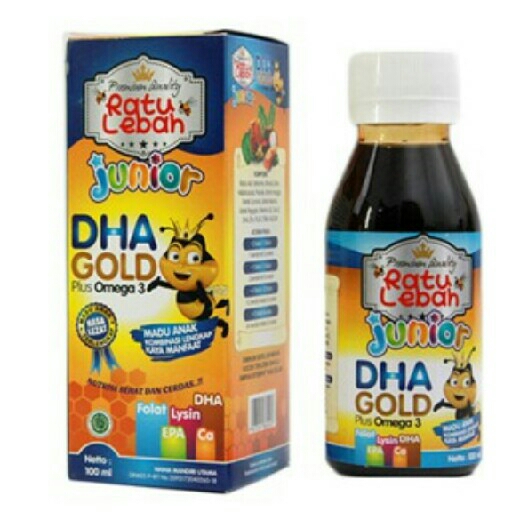 Madu Anak Ratu Lebah Junior DHA GOLD plus Omega 3