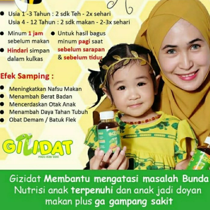 Madu Gizidat Menambah Nafsu Makan Anak 3