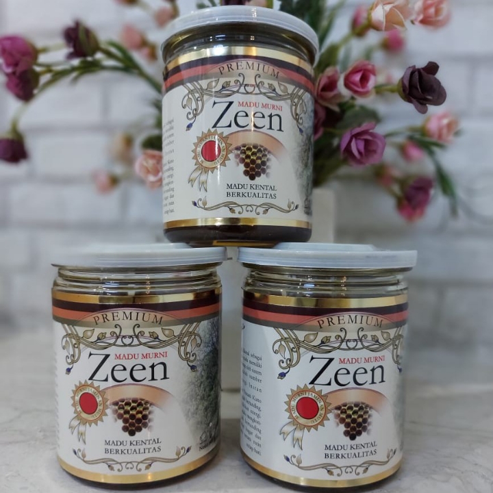 Madu Zeen Premium kemasan 600gr dan 300gr