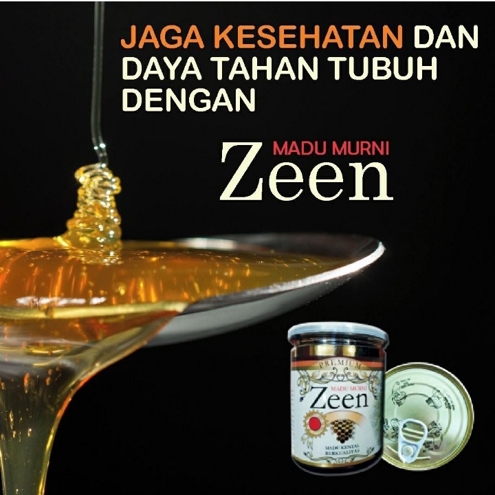 Madu Zeen Premium kemasan 600gr dan 300gr 3