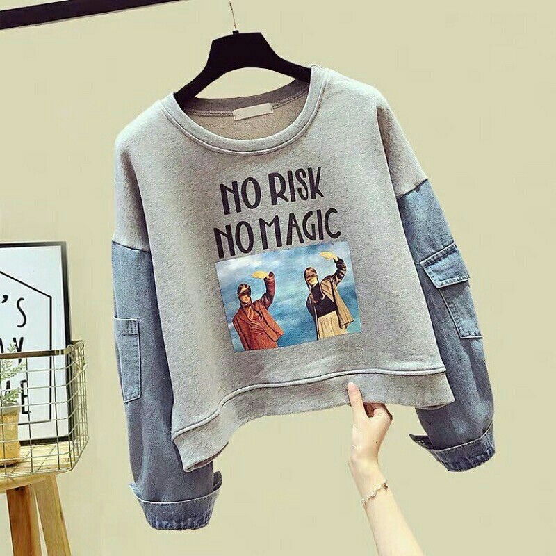 Magic risk  pakaian wanita  atasan wanita  sweater wanita  sweater 3