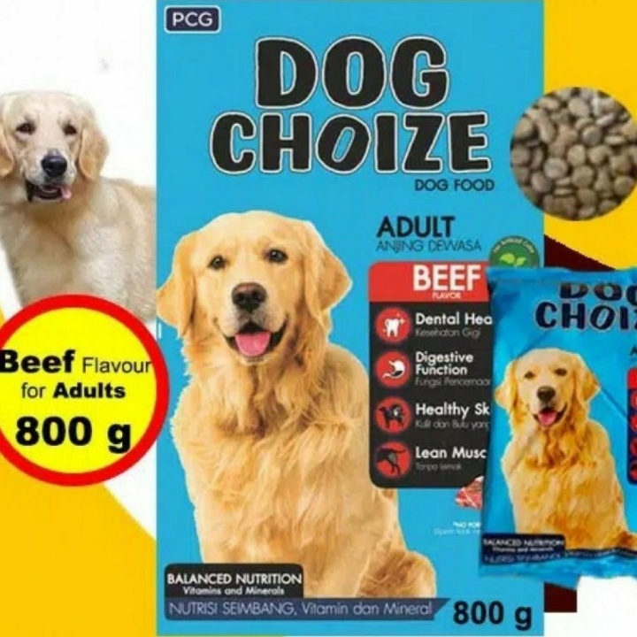 Makanan Anjing Dog Choize 800gr