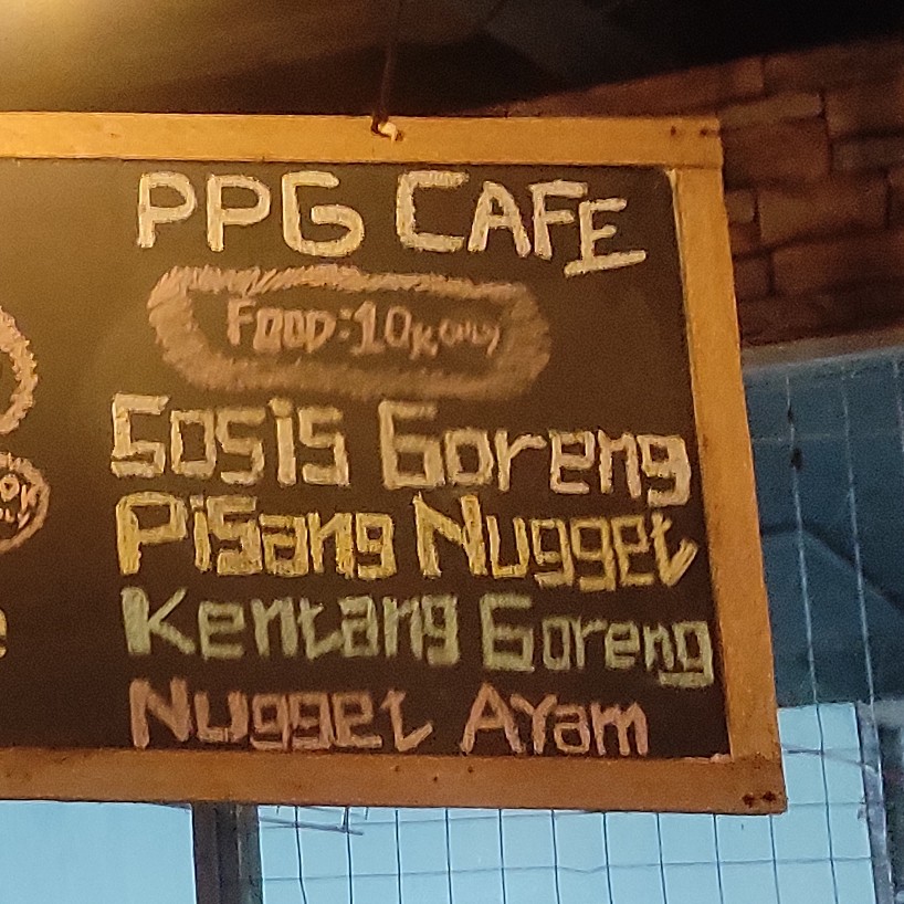 Makanan Di Cafe PPG