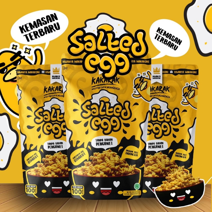 Makaroni Kakarak Salted Egg