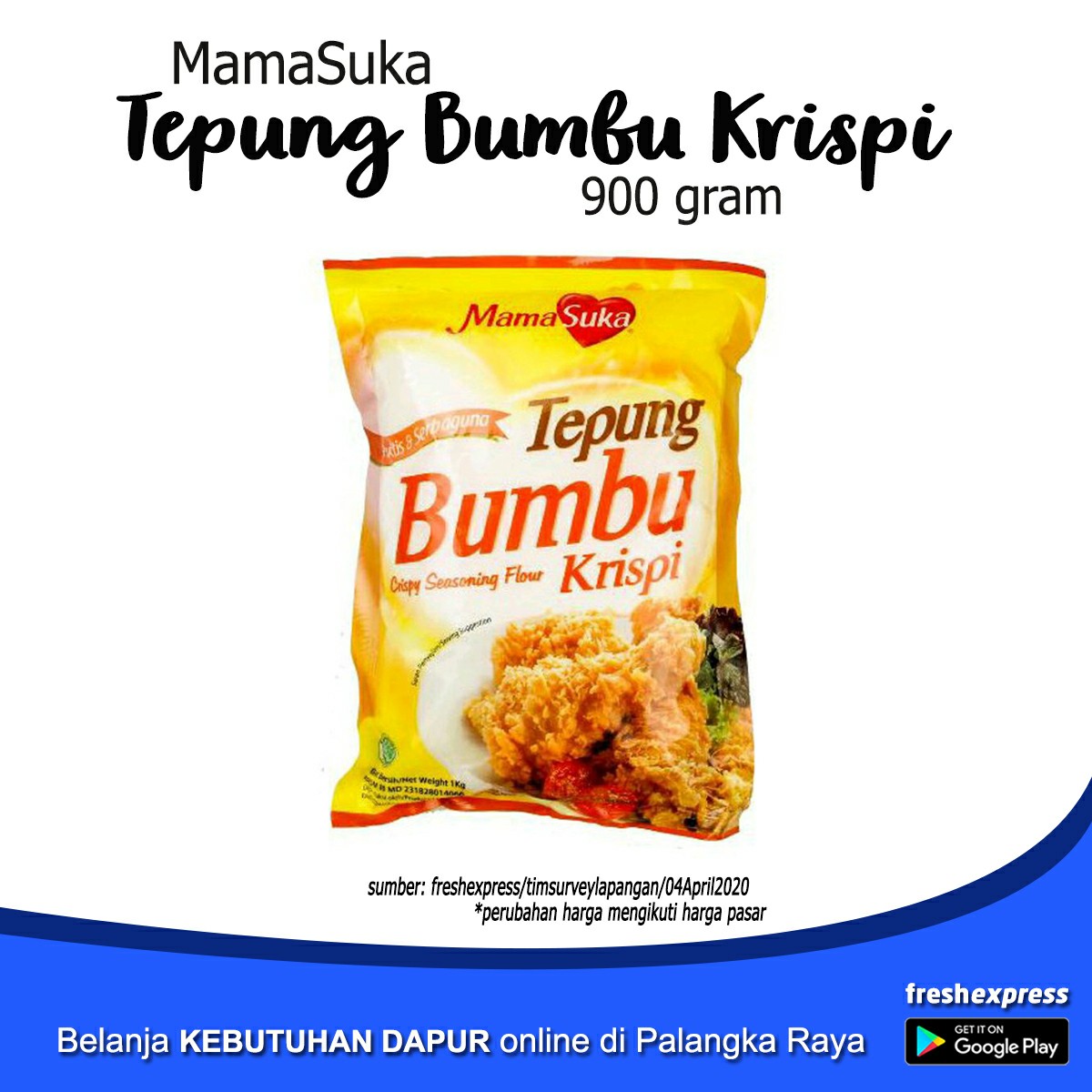 Mamasuka Tepung Bumbu Krispi 900 Gram