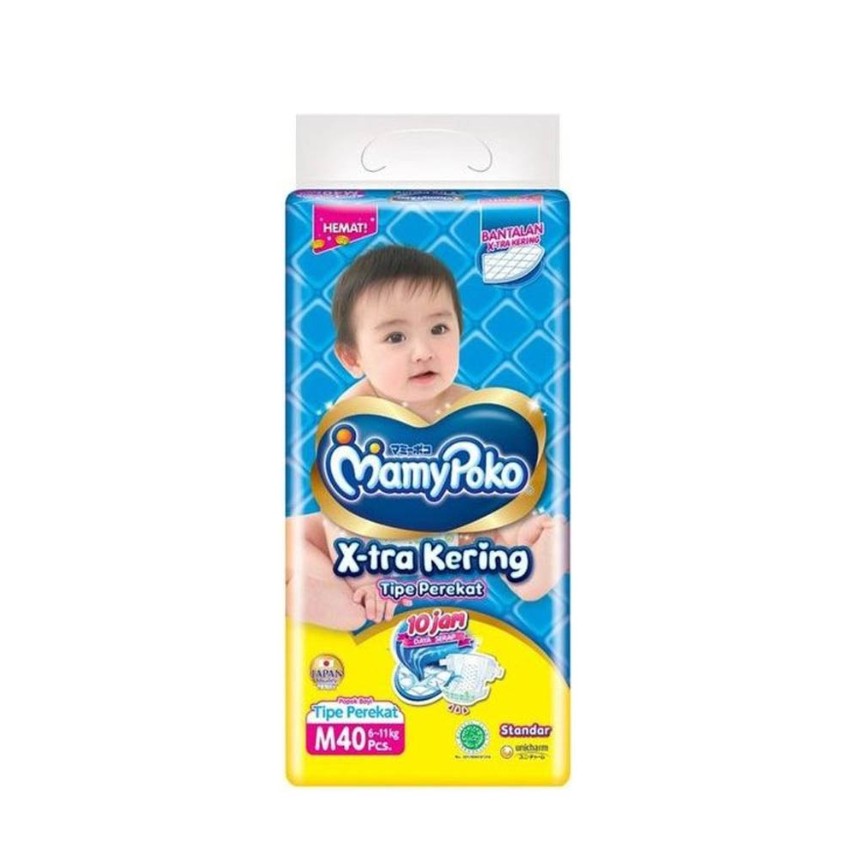 Mamy Poko Baby Diapers X-Tra Kering 40S Medium