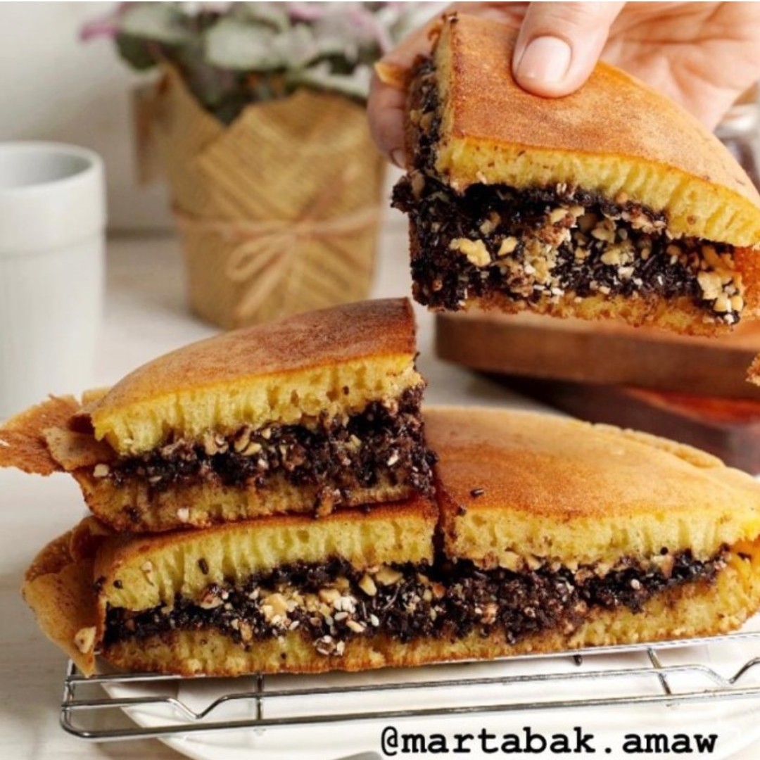 Martabak Cokelat Kacang Wijen