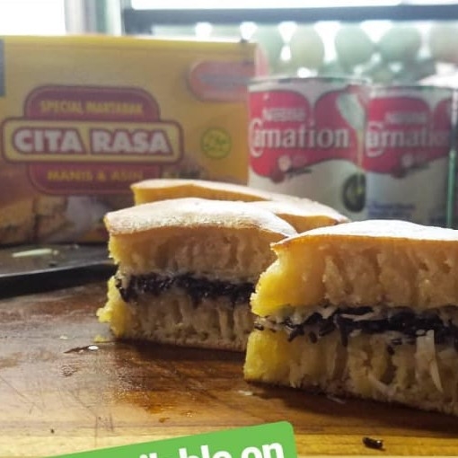 Martabak Keju Pisang Coklat - Porsi Pas