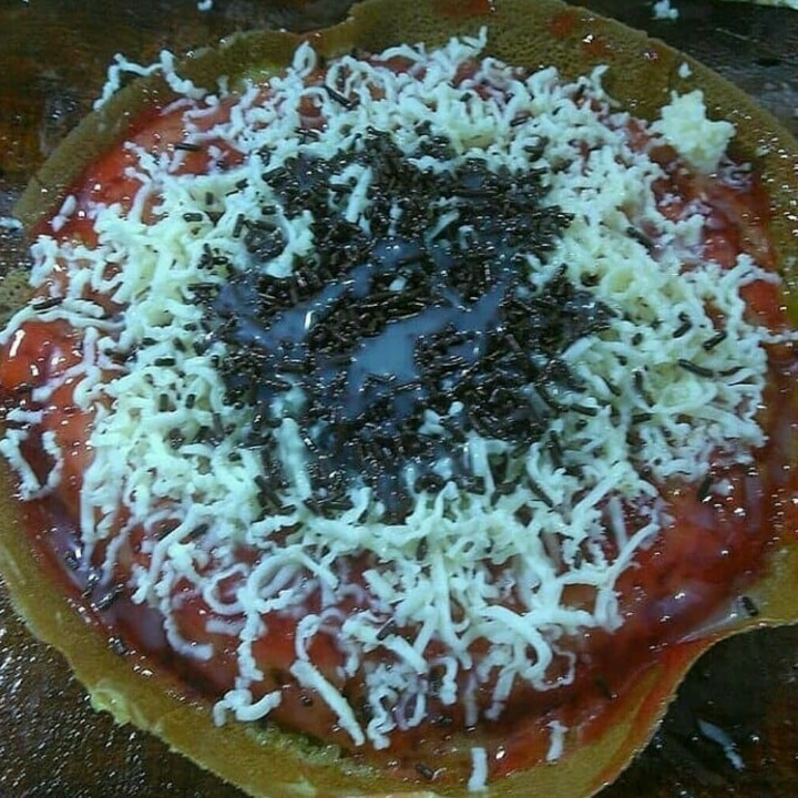 Martabak Keju Strawbery Coklat