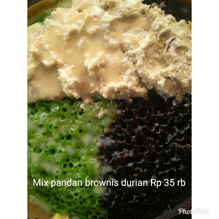 Martabak Mix Pandan Brownis Duren