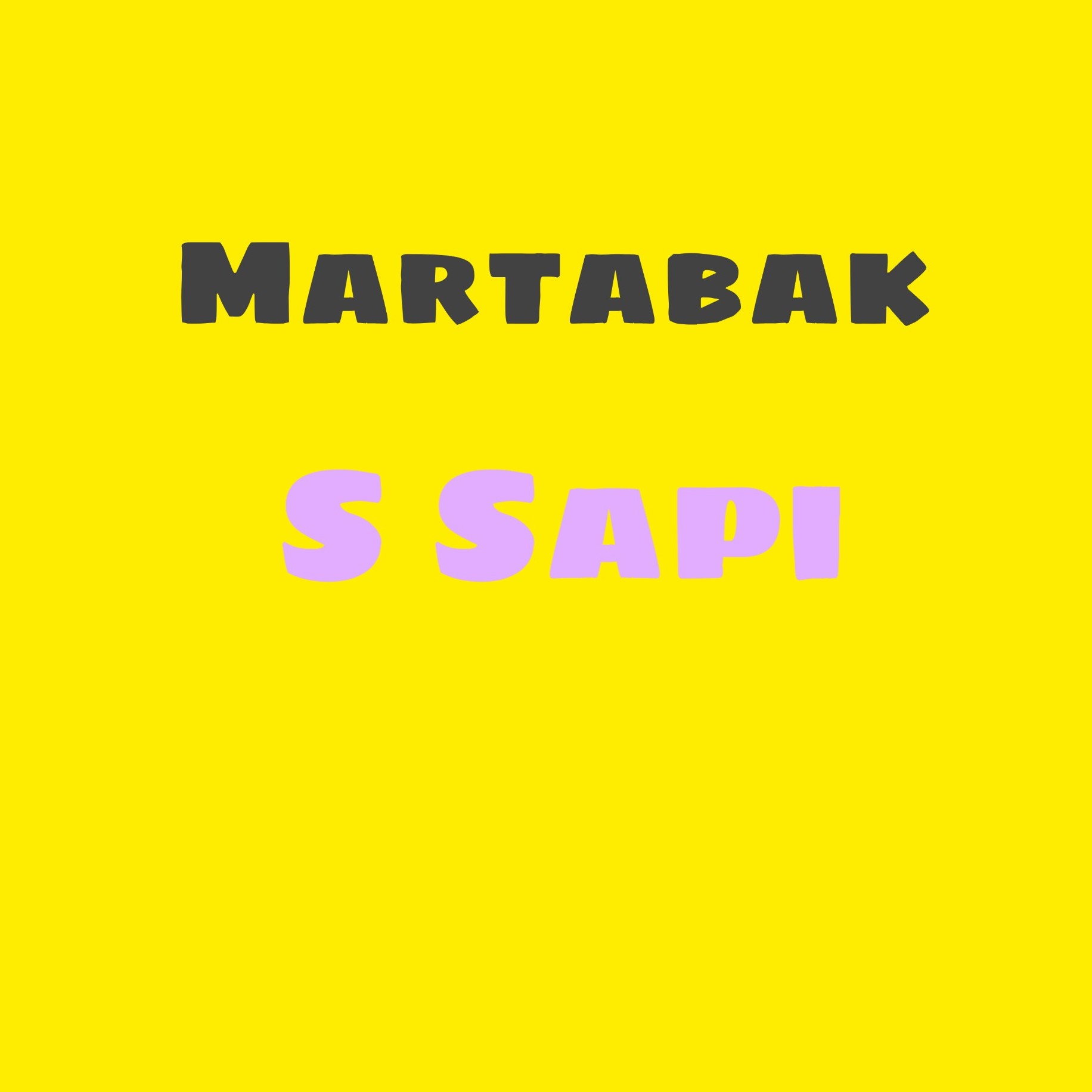 Martabak S Sapi