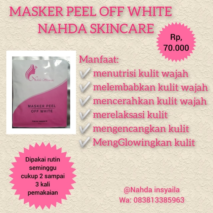 Mask Peel Off Whitening Nahda Skincare 2