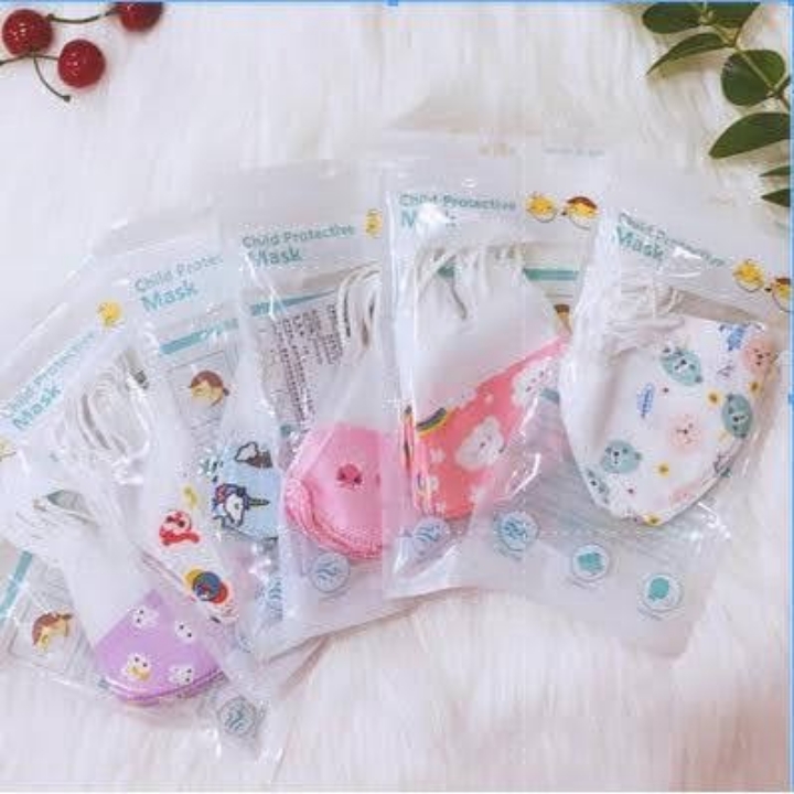 Masker Anak Duckbil Motif 3 Lapis 3