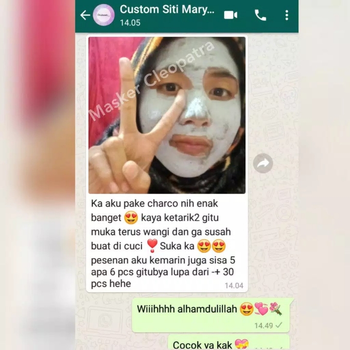 Masker Bubuk Organic Cleopatra