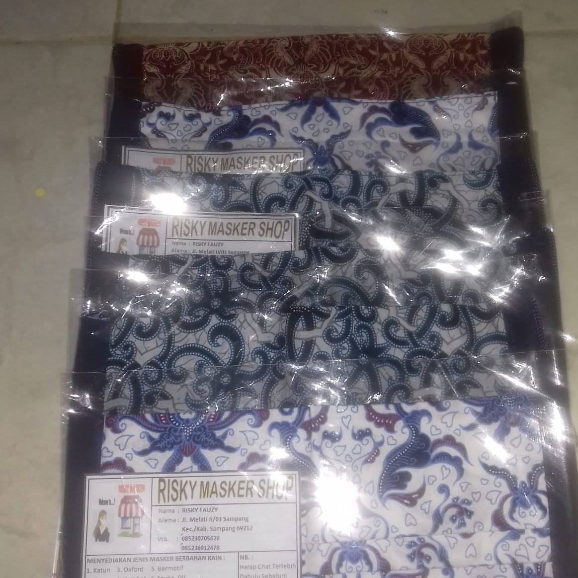 Masker Kain Batik