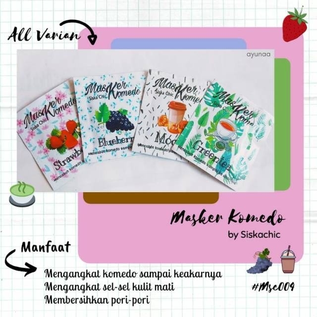 Masker Komedo By Siska Chic