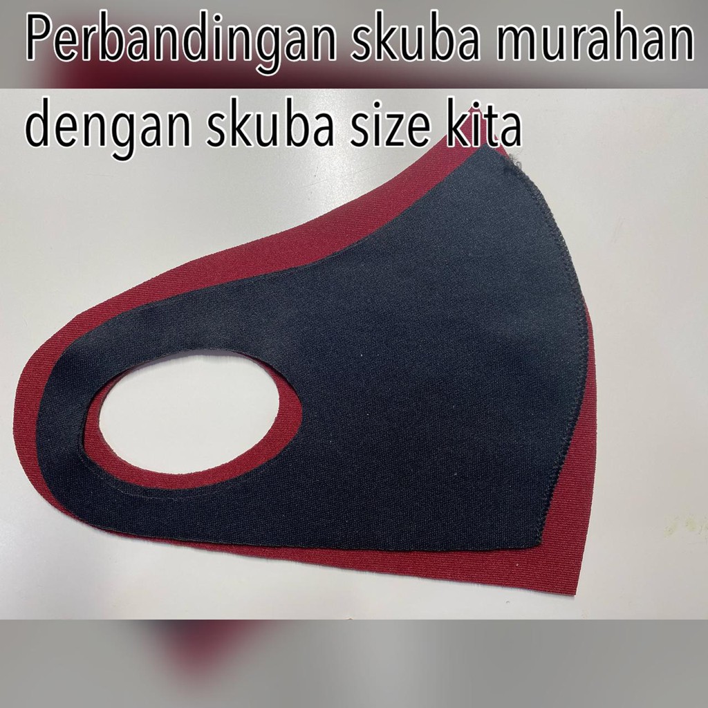 Masker Scuba Antibakteri  Gramasi 280  dan Masker Tahan Debu 2