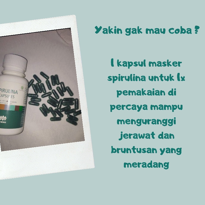 Masker Spirulina 