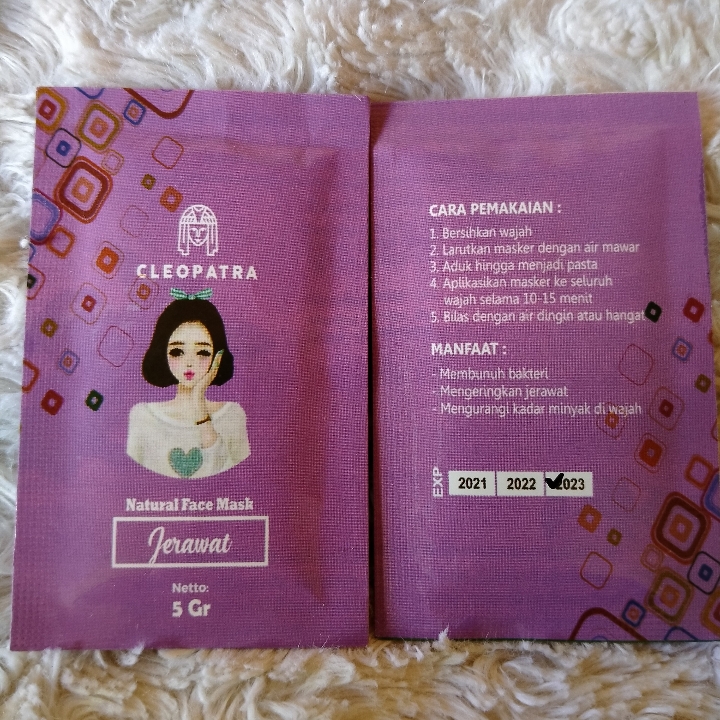 Masker Wajah Bubuk Organic Cleopatra 3