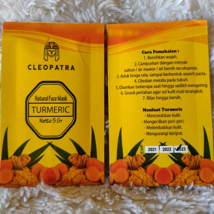 Masker Wajah Bubuk Organic Cleopatra 4