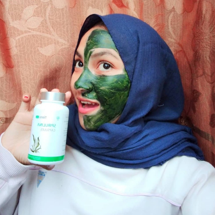 Masker Wajah Spirulina Tiens 3