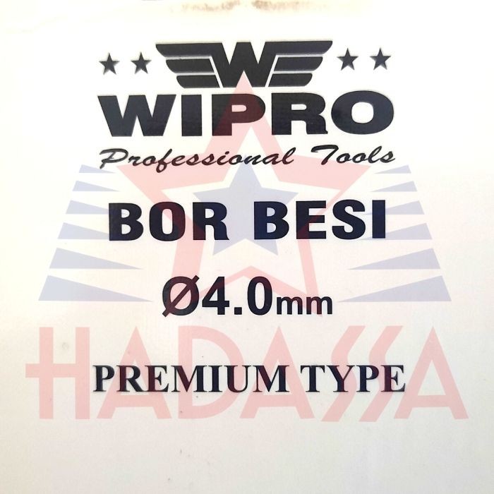 Mata Bor Besi 4mm Premium Wipro 5